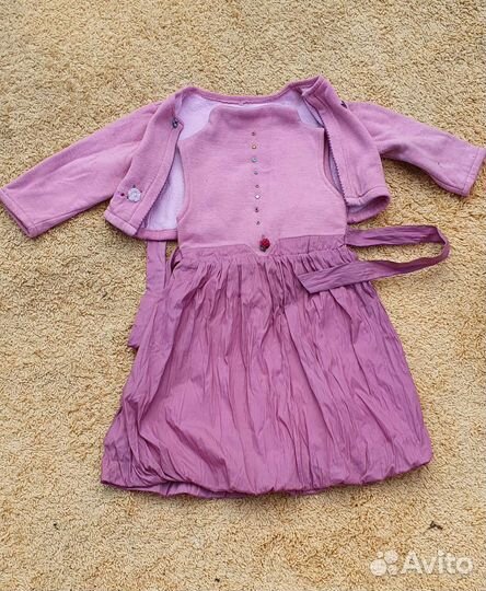 Детские вещи пакетом для девочек 0+ 60 70 80 90