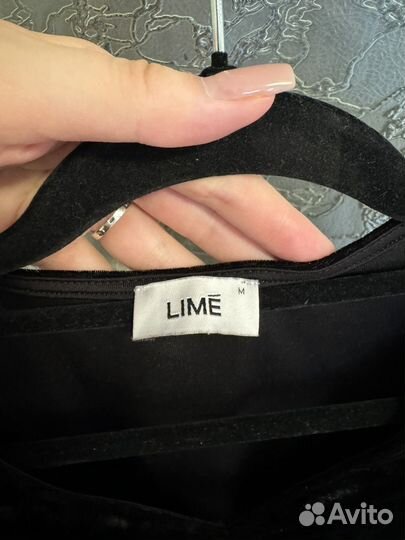 Боди бархатное Lime M