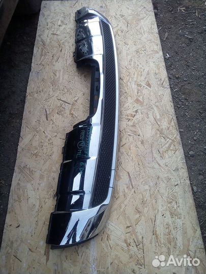 Юбка заднего бампера Mercedes ML 166 AMG