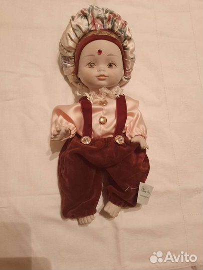 Кукла фарфоровая итальянская винтаж 1960-х годов