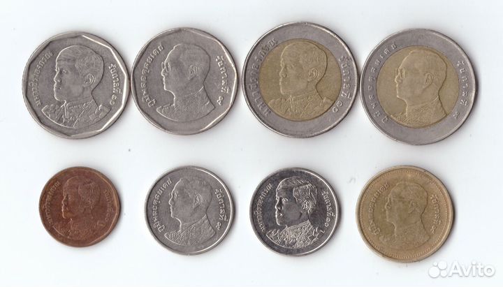 Набор 8 монет Таиланд