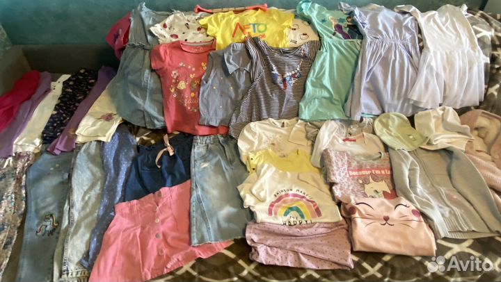Одежда для девочки пакетом 110 116