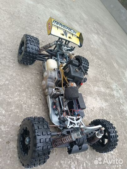 Машина на радиоуправлении с двс maverick XB