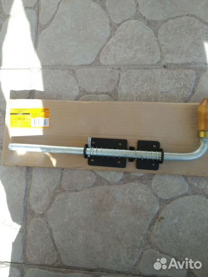 Засов с пружиной 400 мм