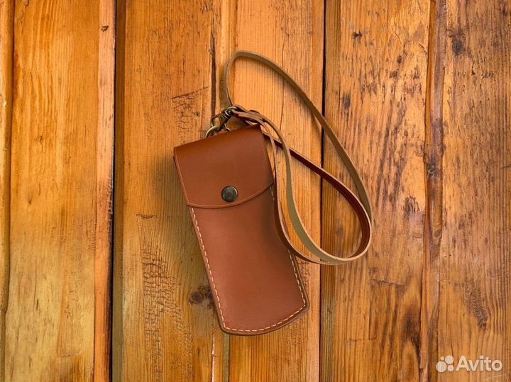 Очечник Итальянская кожа ручная работа