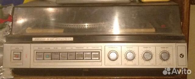 Проигрыватель винила вега 109 без колонок