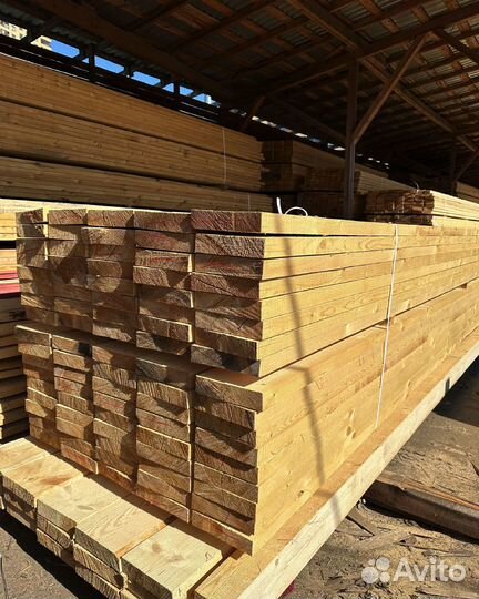 Доска обрезная 40х100х6000
