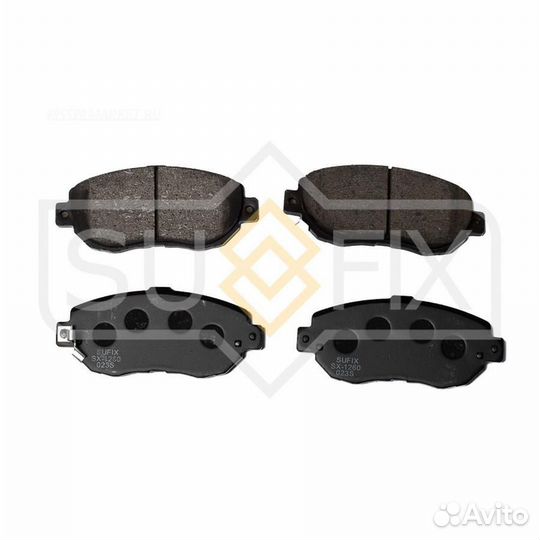 Sufix SX-1260 Колодки тормозные дисковые перед пра