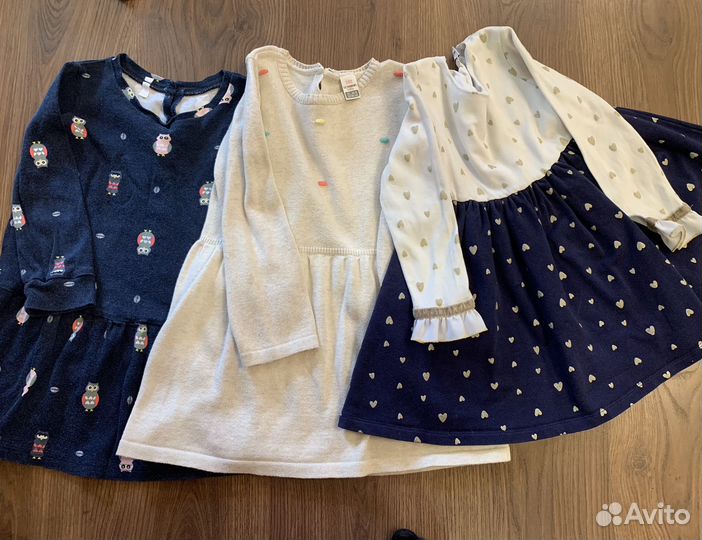 Вещи фирменные (HM)пакетом девочке 3-4 года