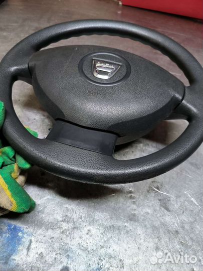 Рено dacia duster руль в сборе с подушкой