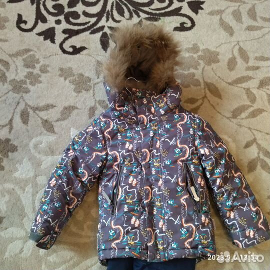 Куртка для девочки зима 98-104