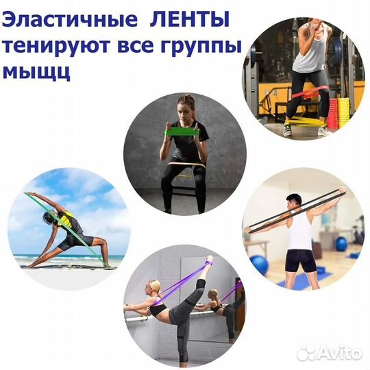 Набор фитнес резинок ForAll,комплект 4 шт