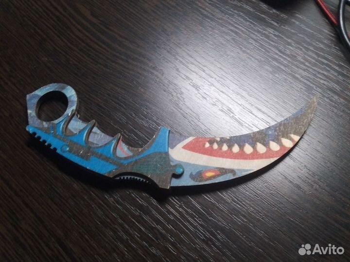 Деревянный нож керамбит