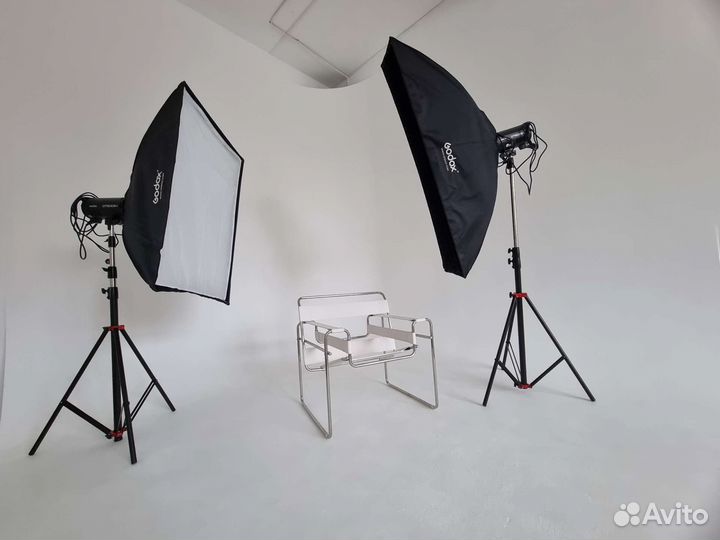 Аренда фотостудии. Зал с циклорамой