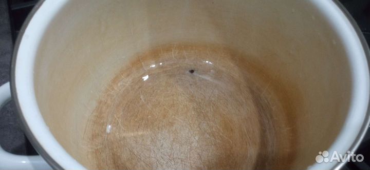 Кастрюля эмалированная бу