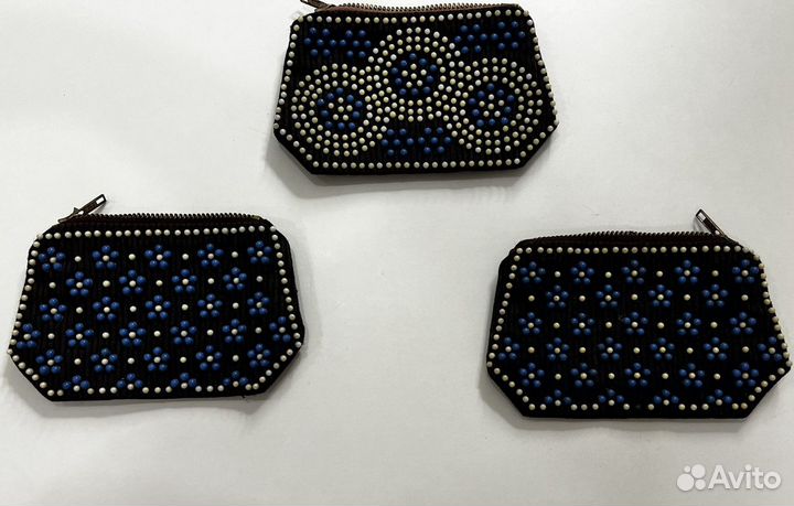 Новые Кошельки расшитые бисером на замочке