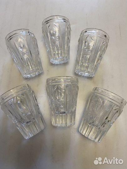 Хрусталь СССР Вазы стаканы рюмки