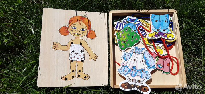 Развивающая игрушка из дерева