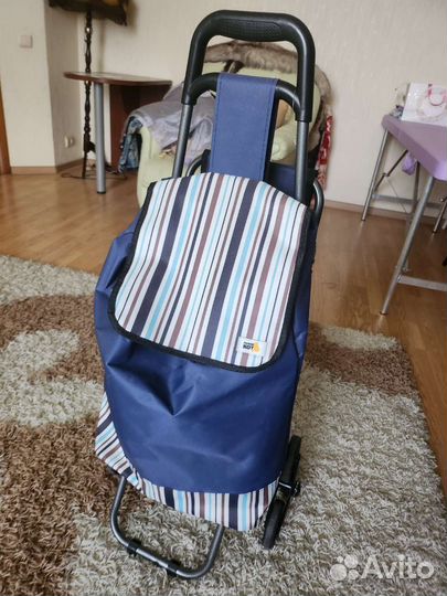 Сумка тележка хозяйственная на колесах