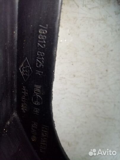 Брызговик задний правый Renault Duster 1