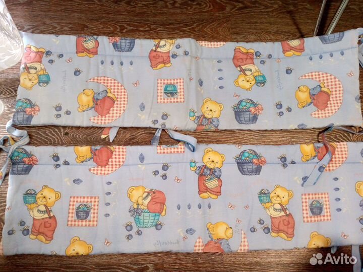 Бортики в детскую кроватку бу