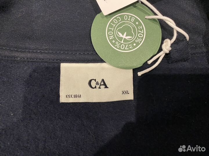 Джемпер мужской новый на молнии