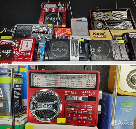 Радиоприёмники портативные Новые FM AM SW USB