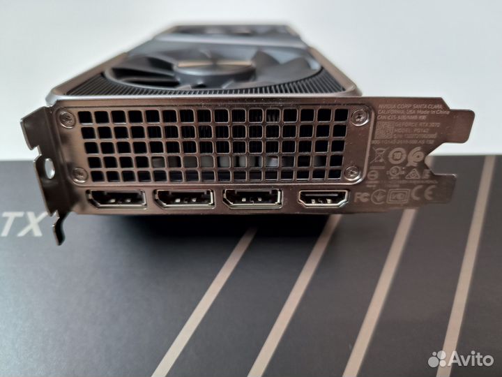 Видеокарта Nvidia RTX 3070 Founders Edition