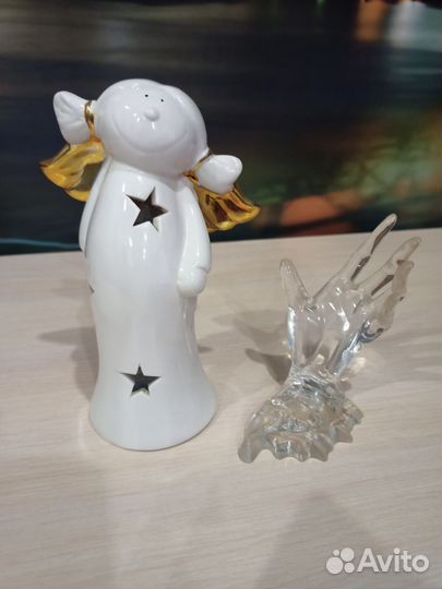 Подставка для колец. Ангел подсвечник