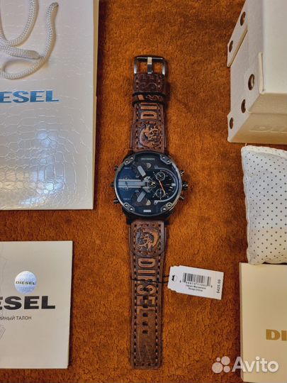 Ремешки для часов diesel из натуральной кожи