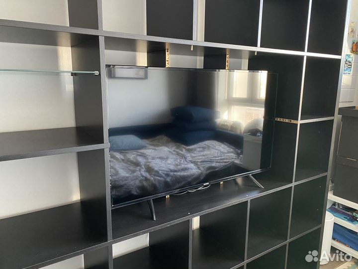 Стеллаж IKEA Каллакс 25 ячеек черный