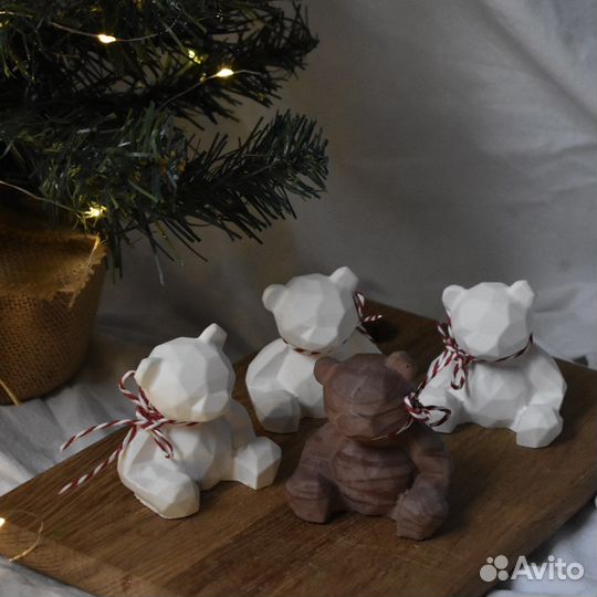 Гипсовые статуэтки медведи