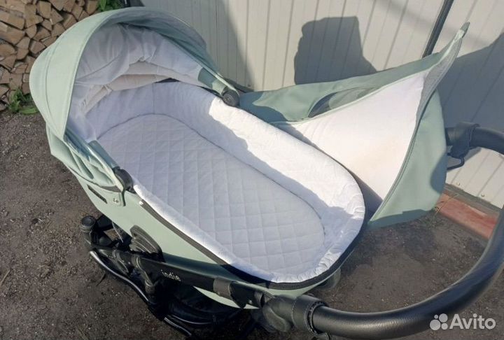 Коляска 2 в 1 эко кожа