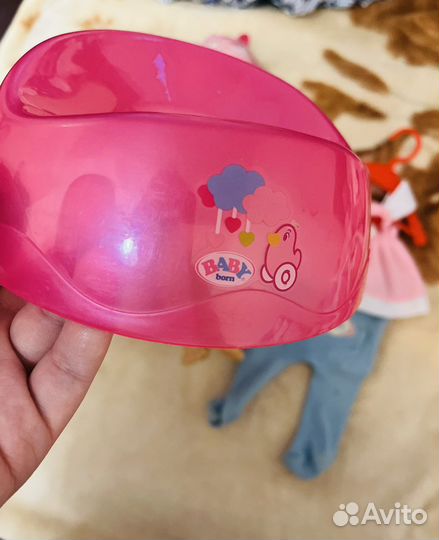 Кукла baby born переноска бэби борн