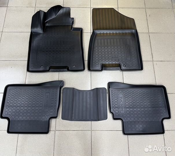 Оригинальные коврики салона hyundai tucson III