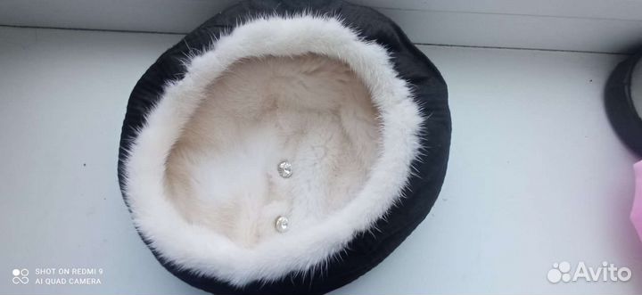 Берет женский норковый