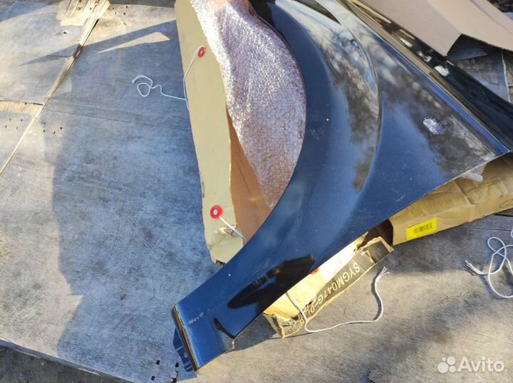 Aveo T250 крыло переднее левое в цвет черное