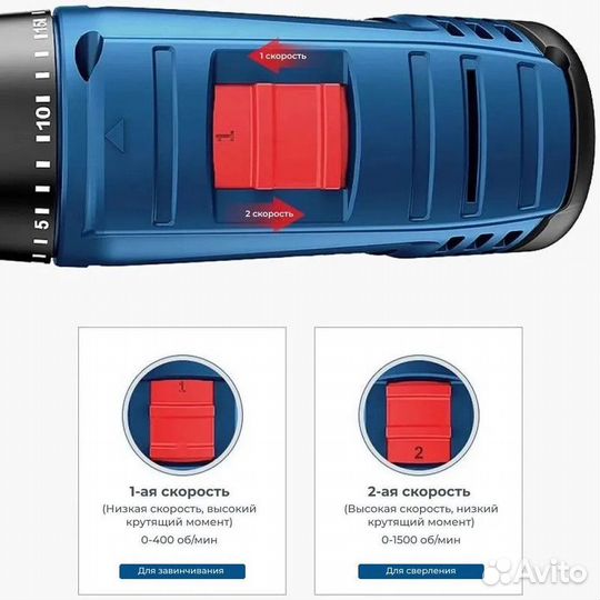 Дрель шуруповерт Bosch GSR 120 Li Pro новая