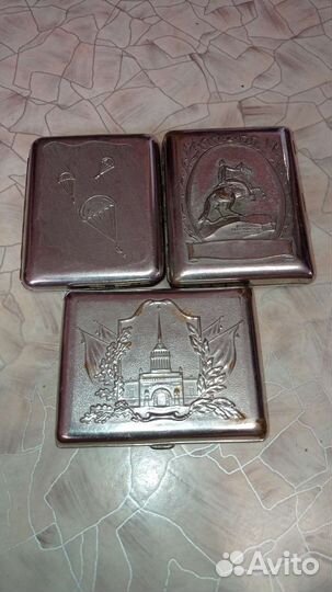 Портсигар латунный СССР