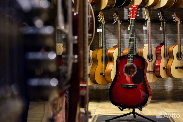 Акустическая гитара Fabio + Аксессуары