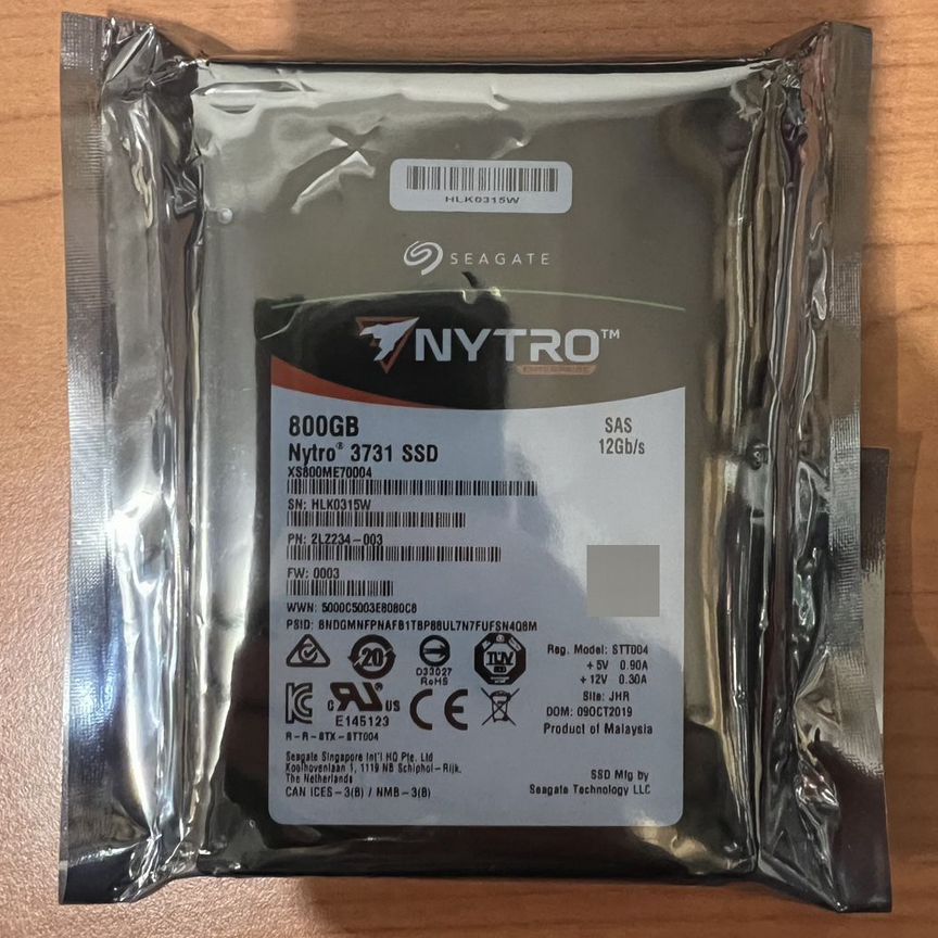 [2LZ234-003] Ssd Диск Seagate Nytro 800gb Sas 12g 2.5 2lz234-003