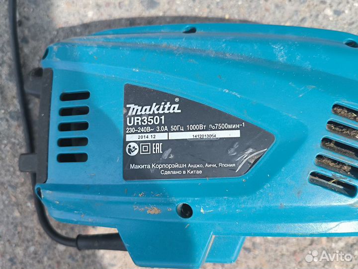 Триммер электрический makita ur3501