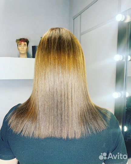 Кератиновое выпрямление волос, ботокс, бикси, нано