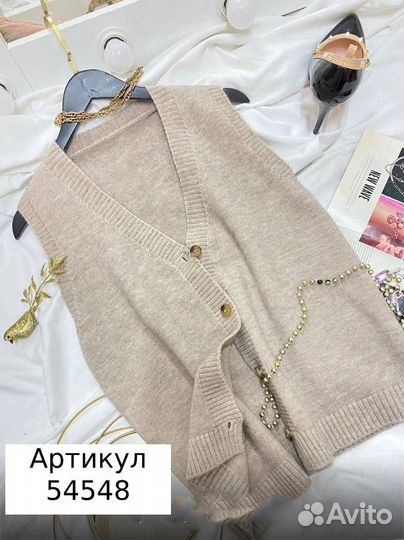 Жилет кашемировый