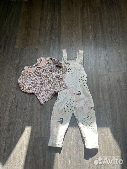 Комбинезон mothercare 92/ блузка Next 18-25