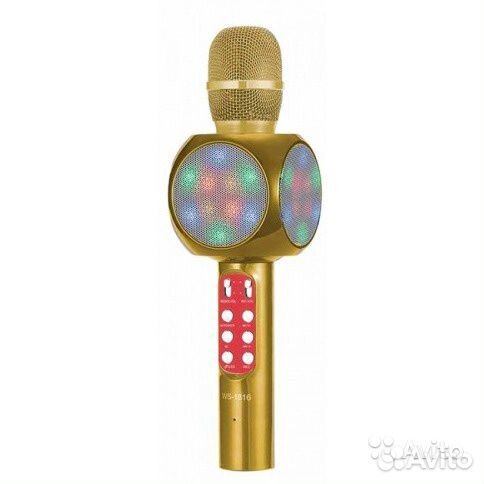 Караоке микрофон светящийся с минусовкой