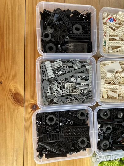 Кубики Лего россыпью