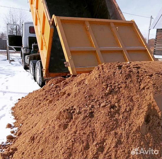 Песок строительный с доставкой