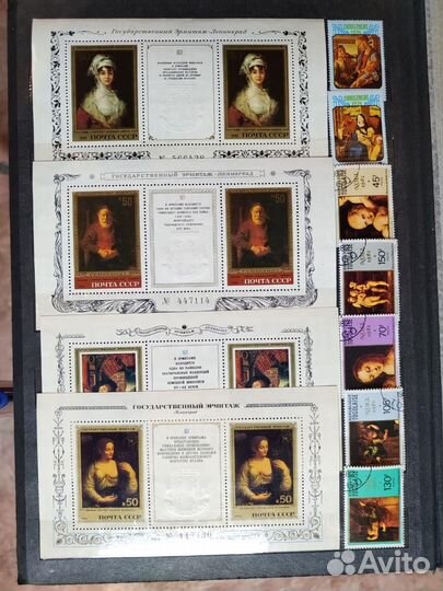 Коллекция почтовых марок по теме 