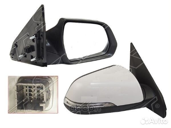 Зеркало крета 16-21 с поворотом